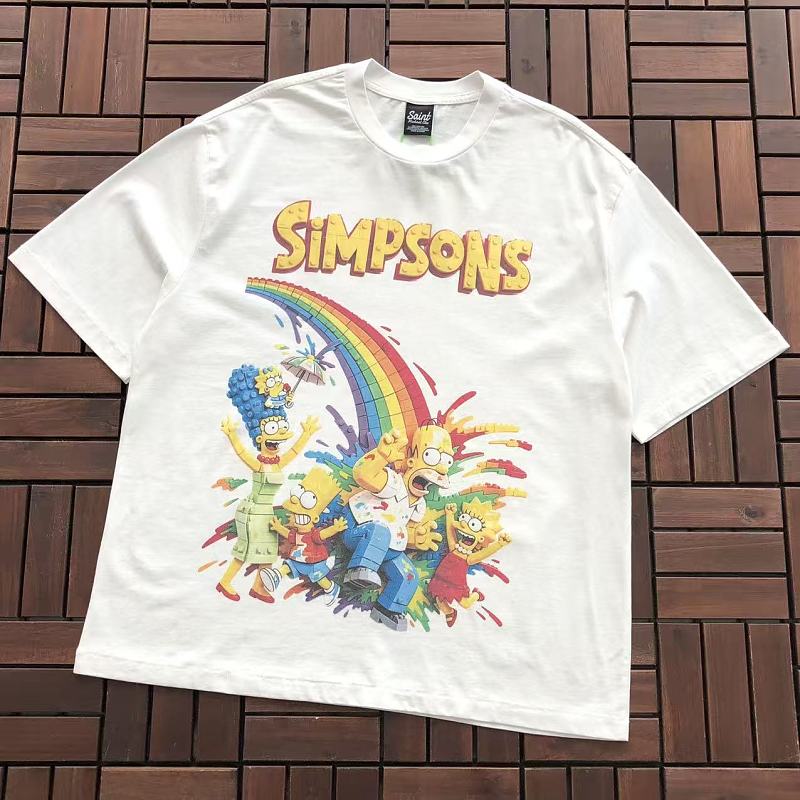 SAINT MICHAEL T-SHIRT 55080901 (im 185CM 80KG iwear size S in the photo)