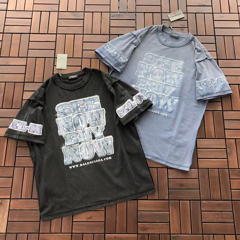BALENCIAGA T-SHIRT 77042185 (im 185CM 80KG iwear size S in the photo)