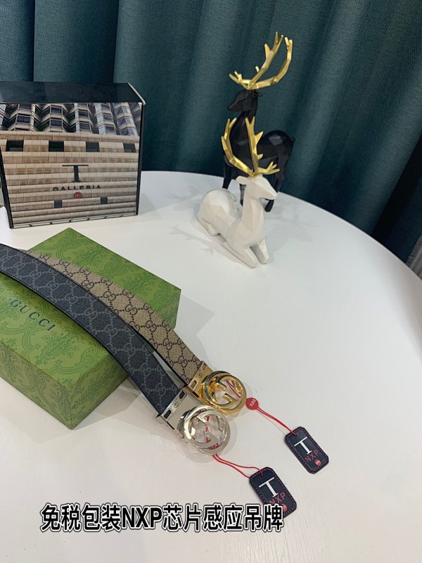 原厂原单皮带，香港免税T礼盒🎁（NXP吊牌感应可识别官网，正版防伪芯片） 正品开模，大饼360度旋转精钢五金，双面五金意大利进口大花应花面料，正版原厂皮低， 两面使用，时尚走秀款，顶级免税代购级别，