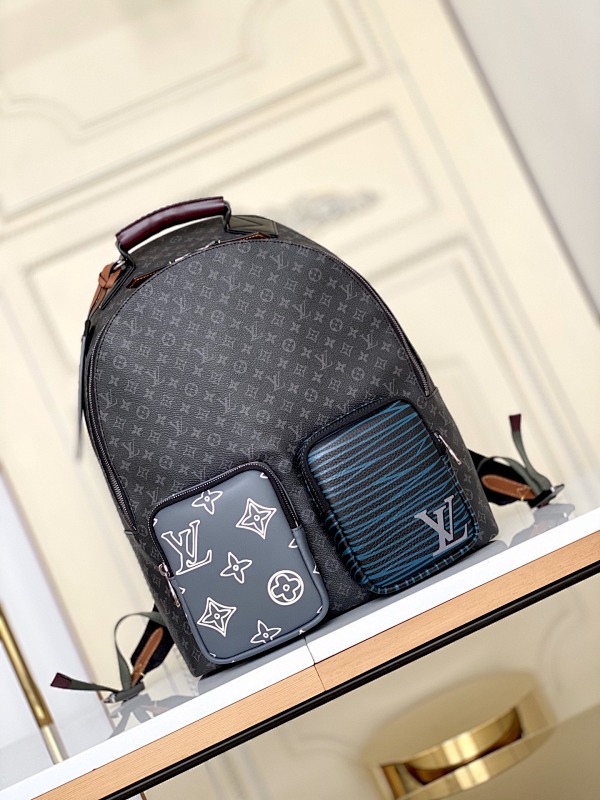 （ ）M45455黑花 MULTIPOCKET 双肩包尺寸：30.0 x 40.0 x 15.5 cm