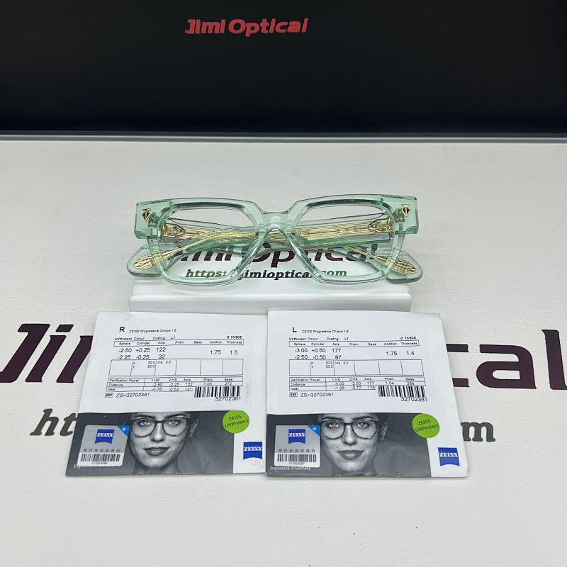 QC : UTOPIA SIZE:53口19-147绿色镜框