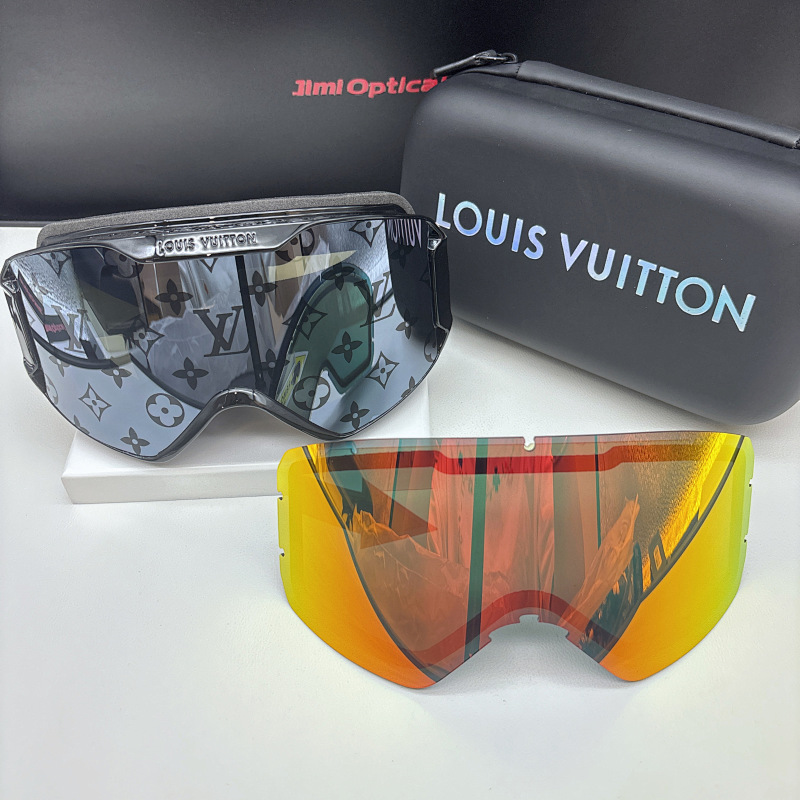 QC :LV Snow Mask Ski Goggles黑色
