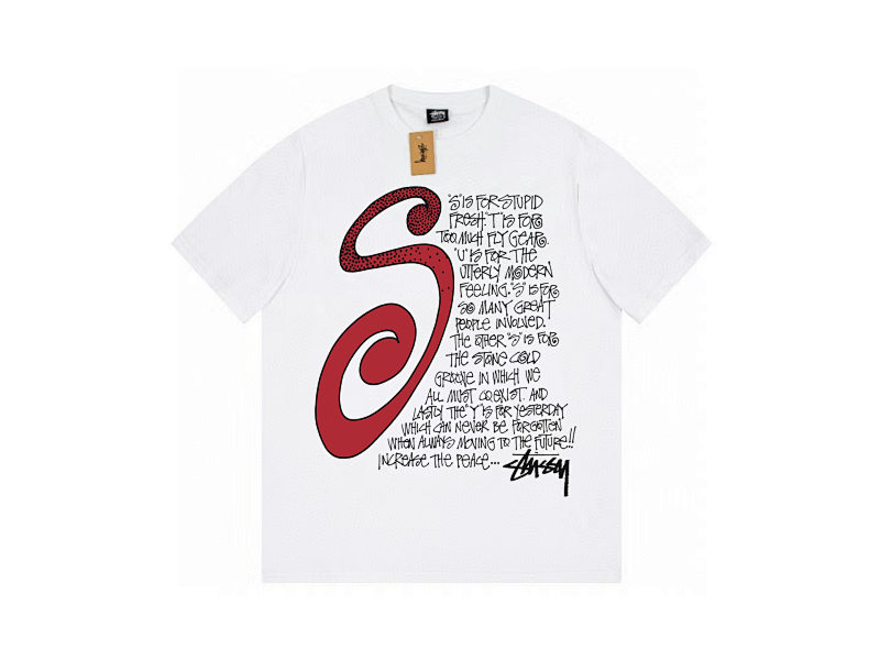 P59yuan 031#大S旋涡 斯图西短袖 4色 S-2XL