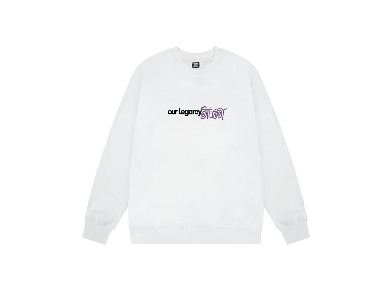 P109yuan 132# 圆领卫衣 黑 白 灰 S-XL