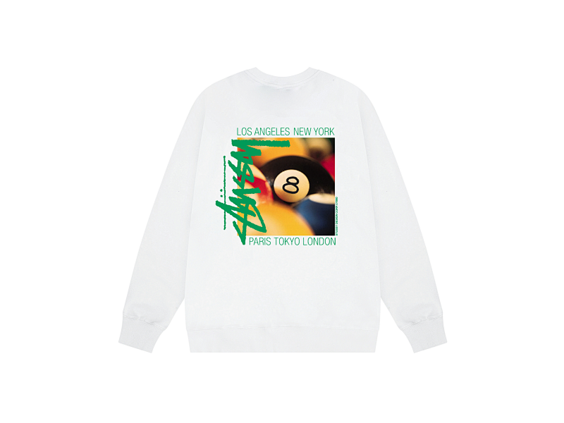 P109yuan 163# 圆领卫衣 黑 白 灰 S-XL