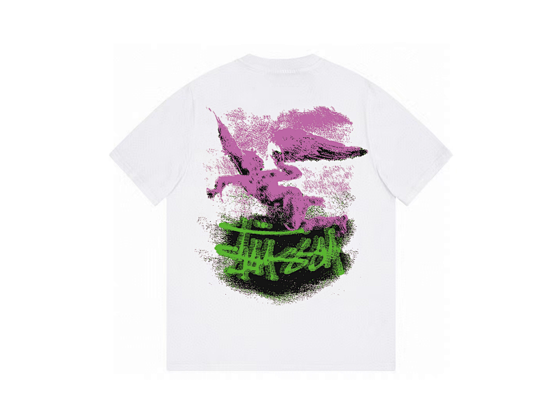 P59yuan 019#堕落天使 斯图西短袖，4色，S-2XL