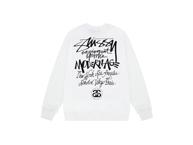 P109yuan 024# 圆领卫衣 黑 白 灰 杏 S-XL