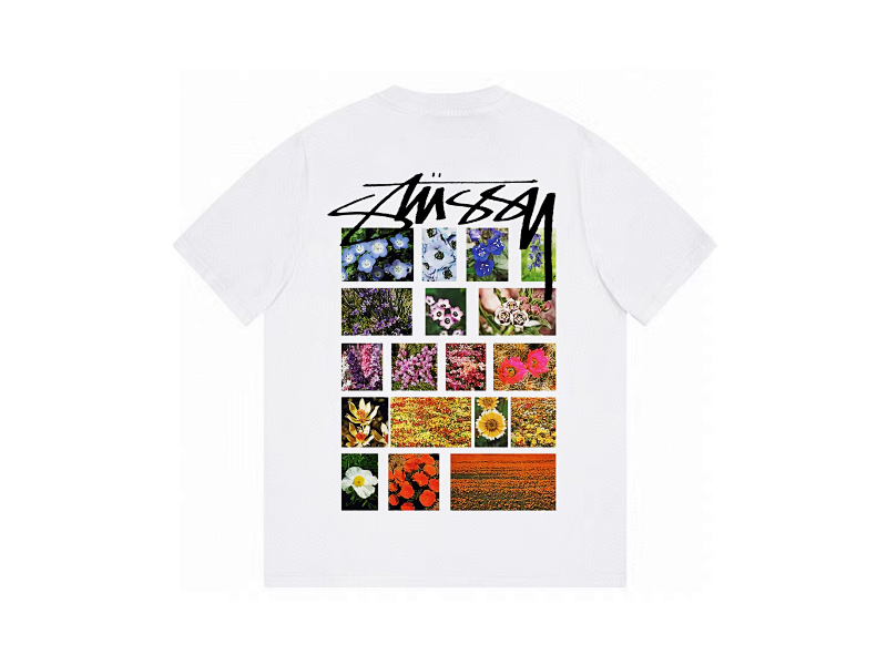P59yuan 088#花草 斯图西短袖 4色 S-2XL