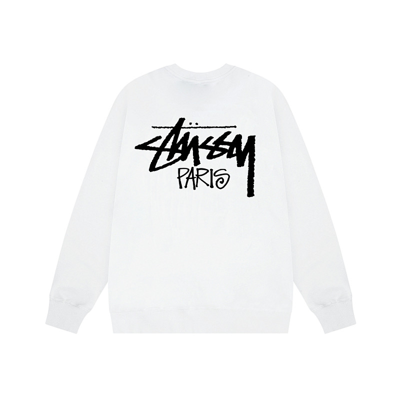 P109yuan 073#圆领卫衣 巴黎限定 黑 白 灰 S-XL