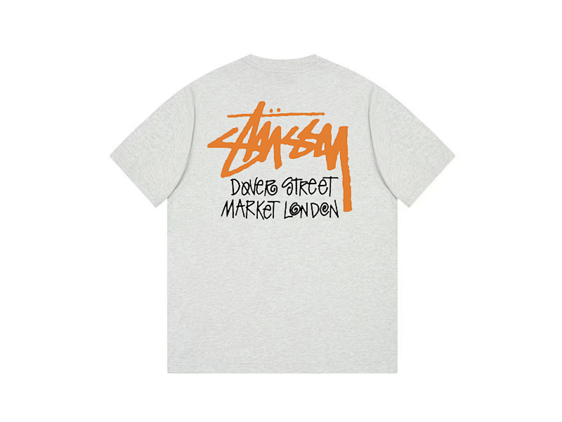 P59yuan 005#橙色LOGO 斯图西短袖 4色 S-2XL