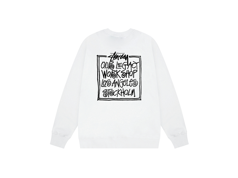P109yuan 270# 圆领卫衣 黑 白 灰 S-XL