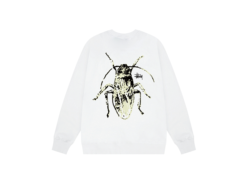 P109yuan 294# 圆领卫衣 黑 白 S-XL