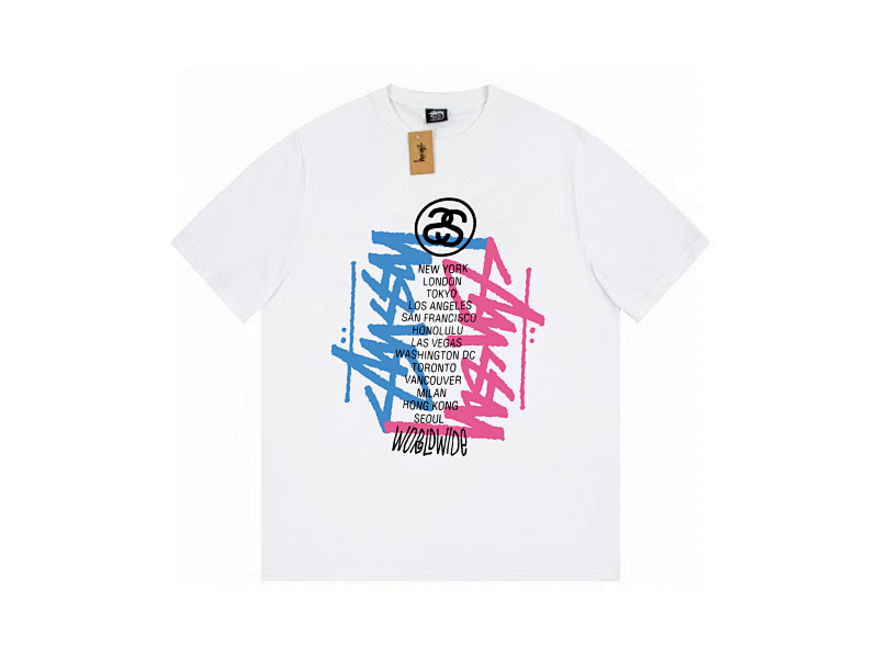 P59yuan 341#短袖 黑 白 蓝 灰 S-2XL