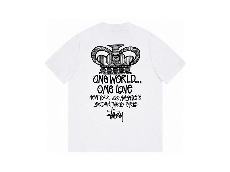P59yuan 105#one world 短袖 斯图西短袖 4色 S-2XL