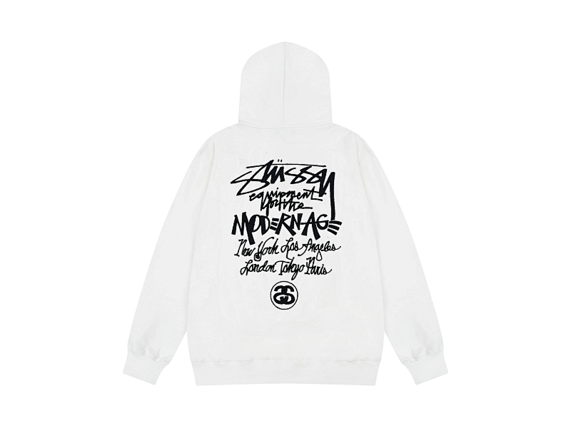 P125yuan 024#连帽卫衣 现代主义 黑 白 灰 S-XL