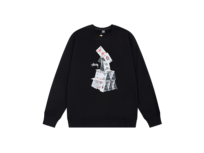 P109yuan 216# 圆领卫衣 黑 白 灰 杏 S-XL