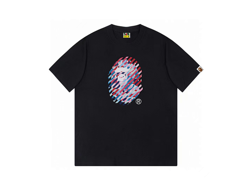 P59yuan B44，3领标，对版圆筒，黑白2色，S-2XL