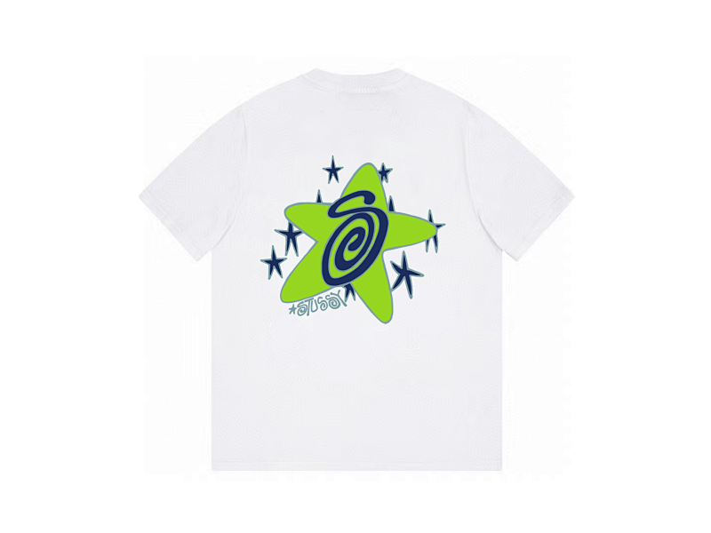 P59yuan 068#五角星蚊香 斯图西短袖 4色 S-2XL
