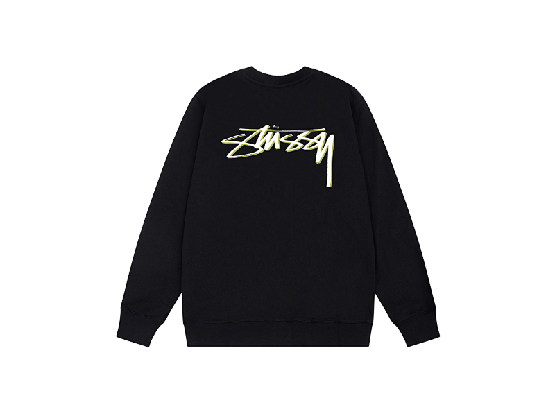 P109yuan 114#联名款太极logo 圆领卫衣 3色 S-XL