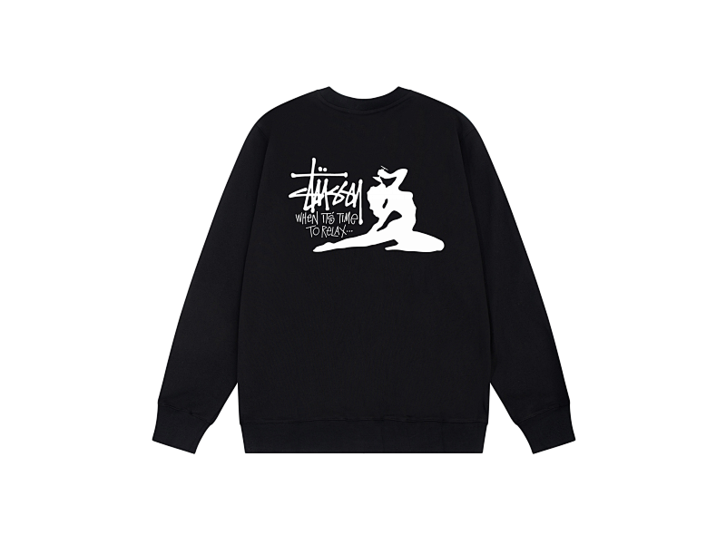 P109yuan 309# 圆领卫衣 黑 白 灰 S-XL