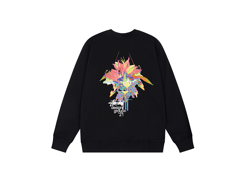 P109yuan 261# 圆领卫衣 黑 白 灰 S-XL