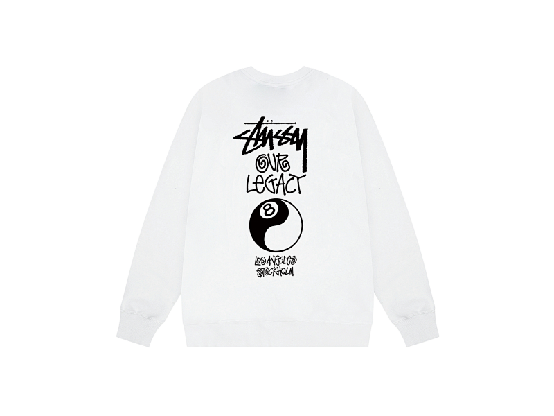 P109yuan 296# 圆领卫衣 黑 白 灰 S-XL