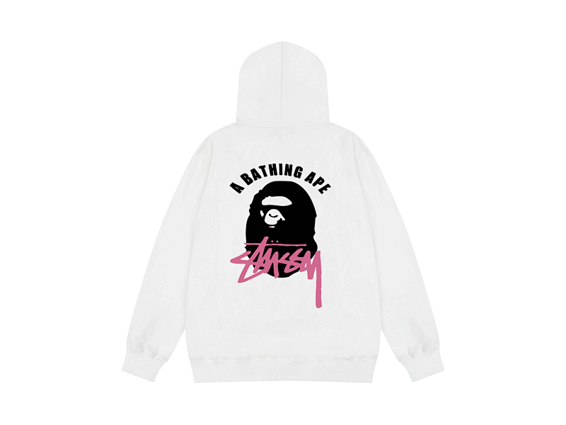 P125yuan 256# 连帽卫衣 白 灰 S-XL