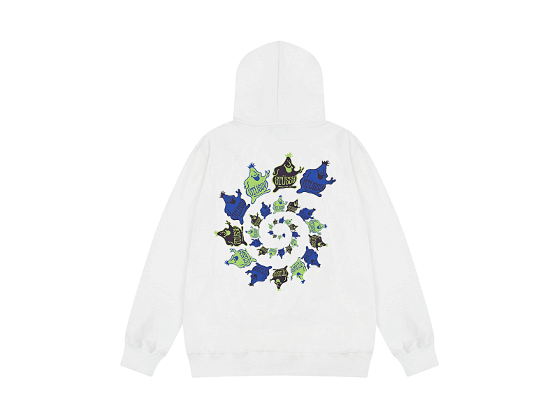 P125yuan 185# 连帽卫衣 黑 白 灰 S-XL