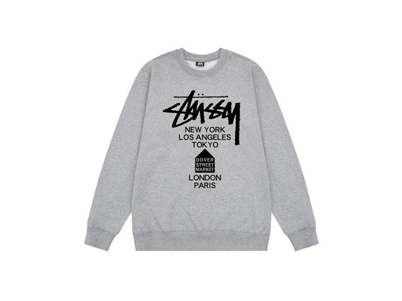 P109yuan 397# 圆领卫衣 黑 白 灰 S-XL