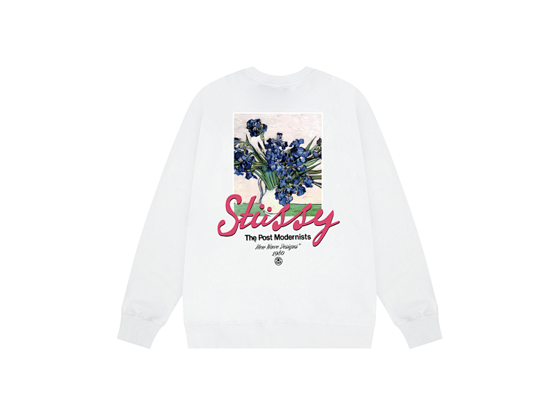 P109yuan 260# 圆领卫衣 黑 白 灰 S-XL