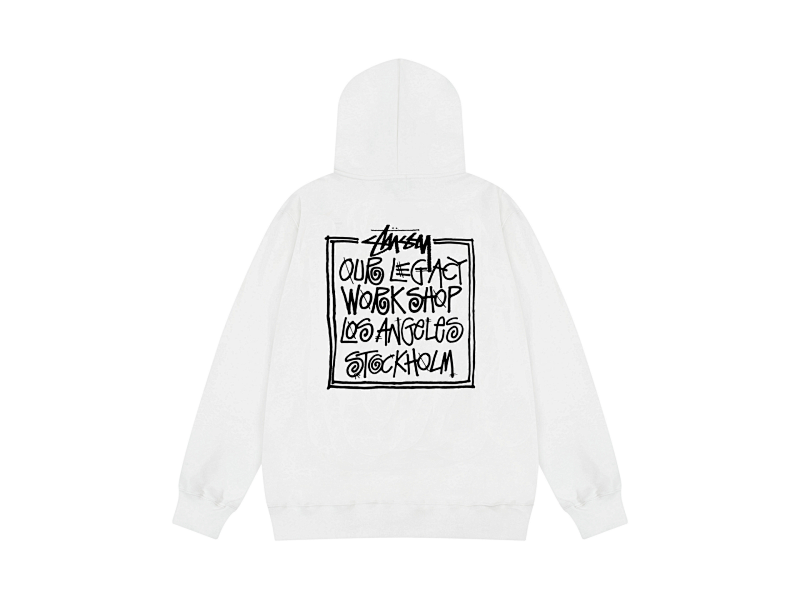 P125yuan 270# 连帽卫衣 黑 白 灰 S-XL