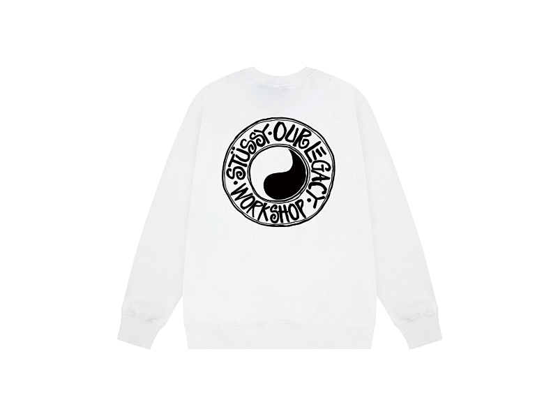 P109yuan 295# 圆领卫衣 黑 白 灰 S-XL