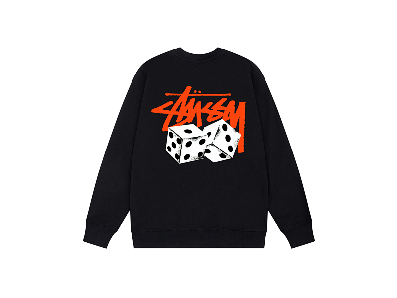 P109yuan 171# 圆领卫衣 黑 白 S-XL