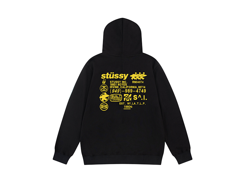P125yuan 281# 连帽卫衣 黑 白 灰 S-XL