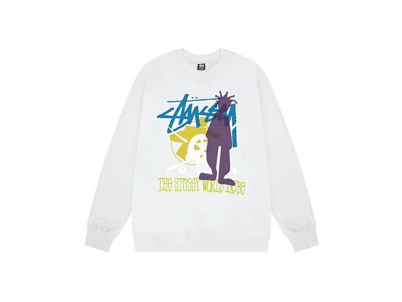 P109yuan 194# 圆领卫衣 黑 白 灰 S-XL