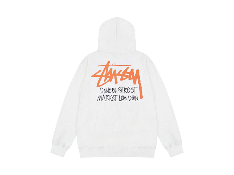 P125yuan 005#连帽卫衣 橙色logo 黑 白 灰 S-XL