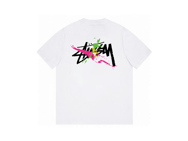 P59yuan 008#基础款涂鸦 斯图西短袖 4色 S-2XL