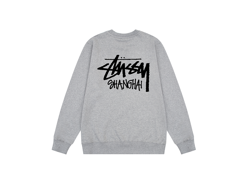 P109yuan 063#圆领卫衣 上海限定 黑 白 灰 S-XL