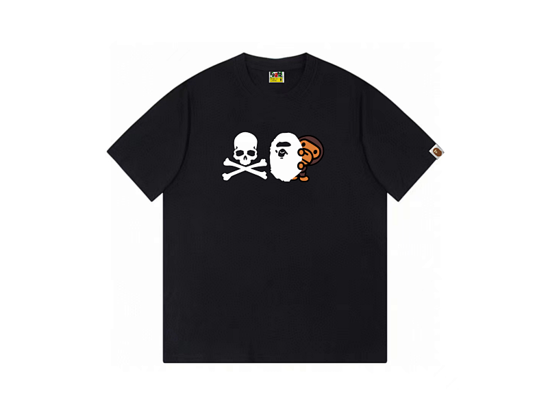 P59yuan B106，3领标，对版圆筒，黑白2色，S-2XL