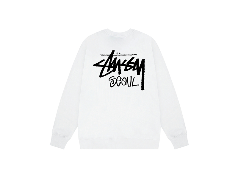 P109yuan 263# 圆领卫衣 黑 白 灰 S-XL