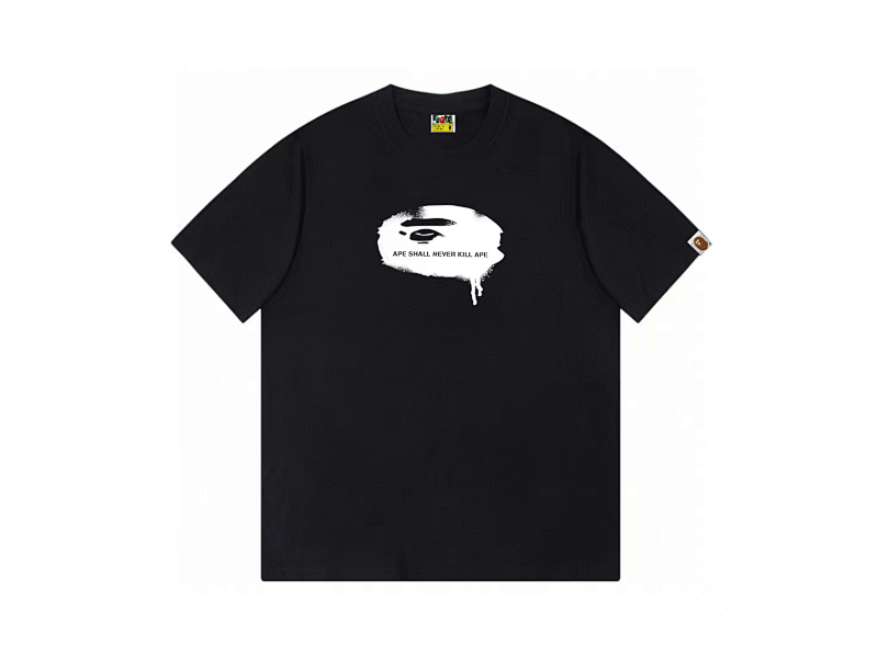P59yuan B111，3领标，对版圆筒，黑白2色，S-2XL
