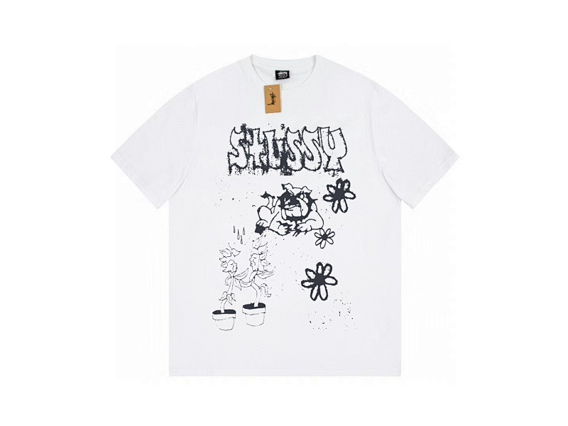 P59yusn 098#噩梦 斯图西短袖 2色 S-2XL