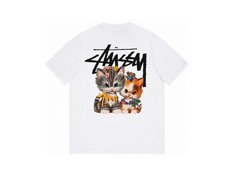P59yuan 037#猫咪 斯图西短袖 4色 S-2XL