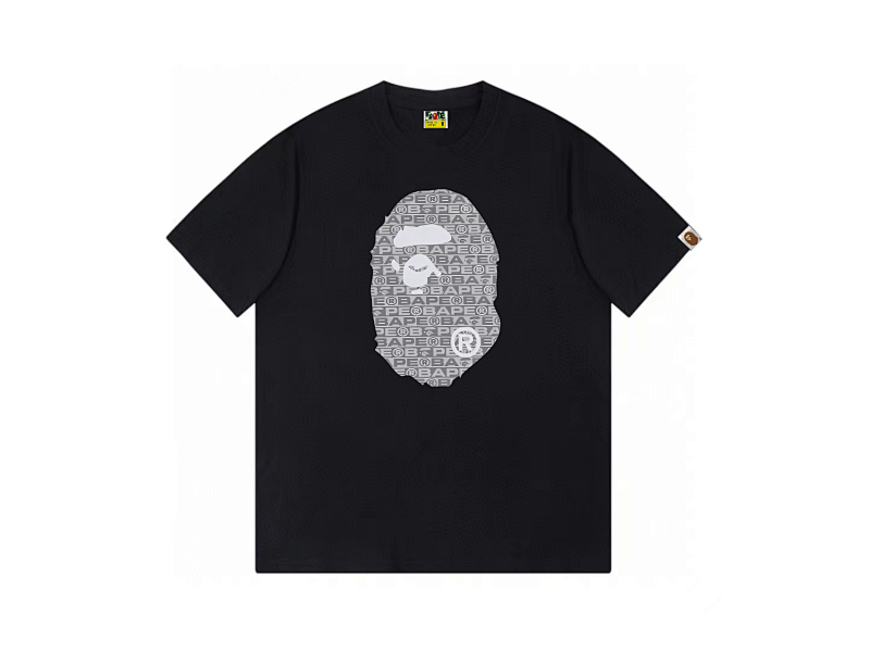 P59yuan B48，3领标，对版圆筒，黑白2色，S-2XL