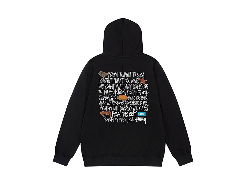 P125yuan 241# 连帽卫衣 黑 白 灰 S-XL