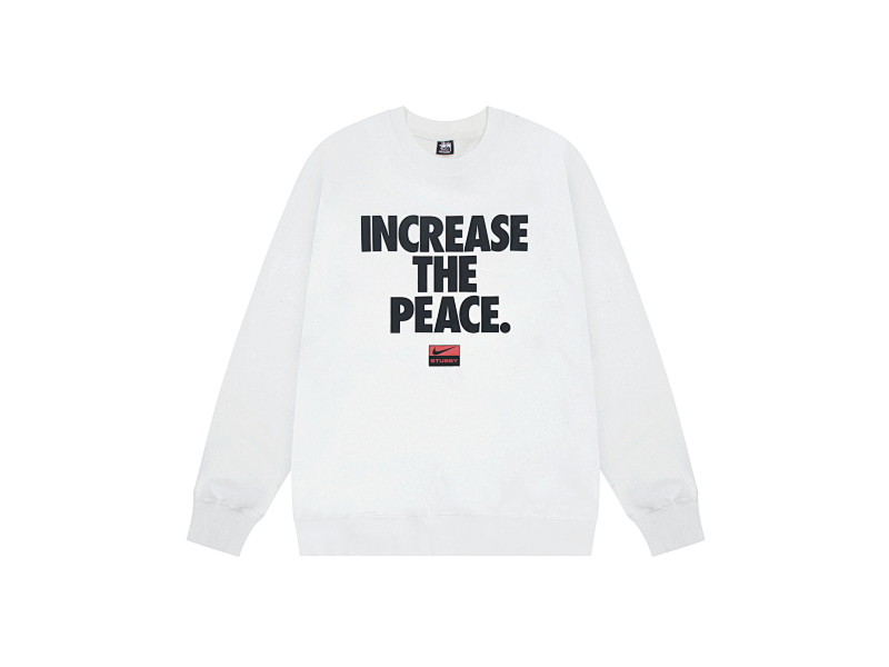 P109yuan 135# 圆领卫衣 白 S-XL