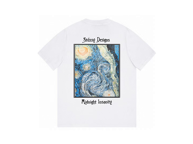 P59yuan 107#油画星空 斯图西短袖 4色 S-2XL