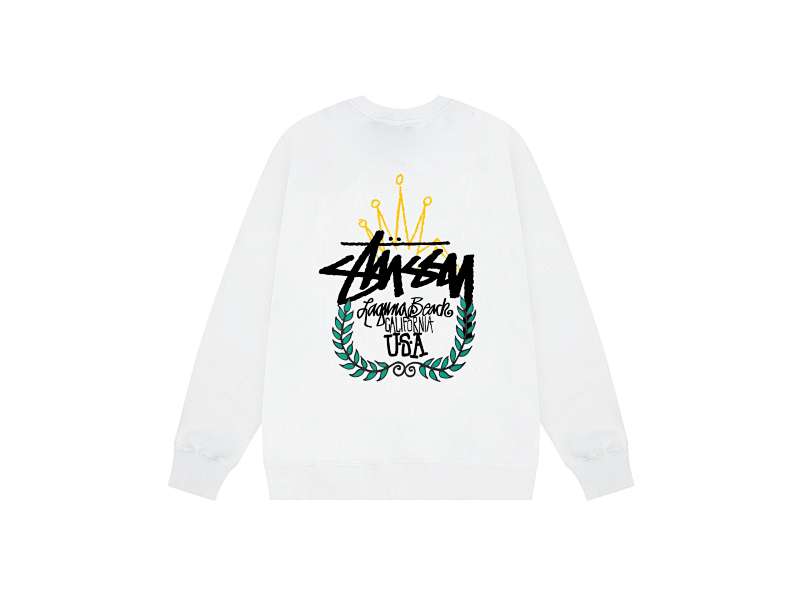 P109yuan 155# 圆领卫衣 黑 白 灰 S-XL