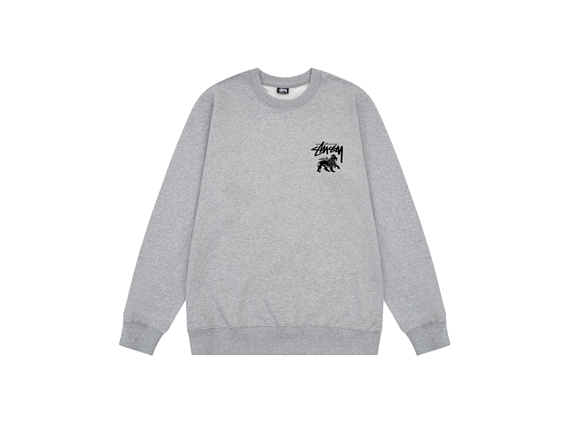 P109yuan 293# 圆领卫衣 黑 白 灰 S-XL
