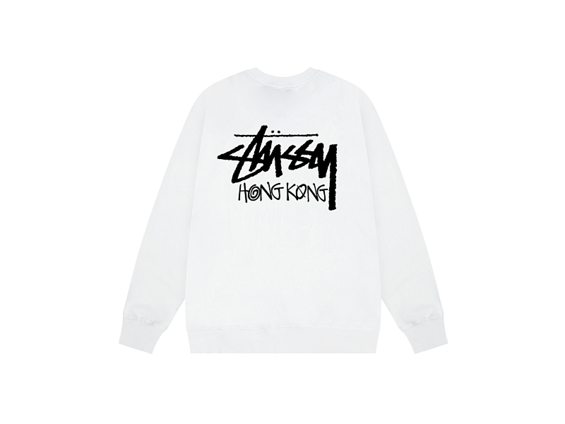 P109yuan 064#圆领卫衣 香港限定 黑 白 灰 S-XL